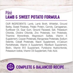Wellness Complete Health Lamb & Sweet Potato Formula Canned Dog Food -Cozy Paws 49213 PT4. AC SS1800 V1676299402