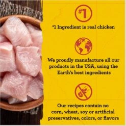 Zuke's Mini Naturals Chicken Recipe Training Dog Treats -Cozy Paws 49395 PT7. AC SS1800 V1690486764