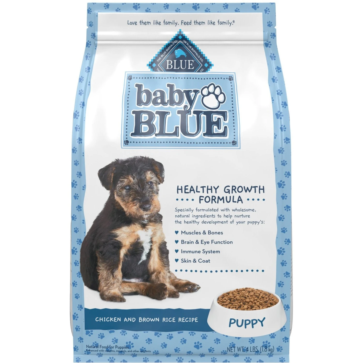 Blue Buffalo Baby Blue Healthy Growth Formula Natural Chicken & Brown Rice Recipe Puppy Dry Food & Blue Buffalo Baby Blue Natural Savory Chicken Puppy Treats, 4-oz Bag 8 Blue Buffalo Baby Blue Healthy Growth Formula Natural Chicken & Brown Rice Recipe Puppy Dry Food & Blue Buffalo Baby Blue Natural Savory Chicken Puppy Treats, 4-oz Bag - Image 6