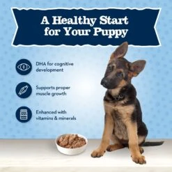 Blue Buffalo Baby Blue Healthy Growth Formula Natural Chicken & Vegetable Recipe Puppy Wet Food, 12.5-oz Cans, Case Of 12 -Cozy Paws 502134 PT3. AC SS1800 V1647637287
