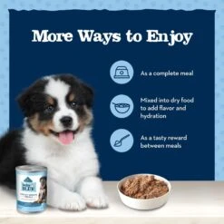 Blue Buffalo Baby Blue Healthy Growth Formula Natural Chicken & Vegetable Recipe Puppy Wet Food, 12.5-oz Cans, Case Of 12 -Cozy Paws 502134 PT6. AC SS1800 V1647639699