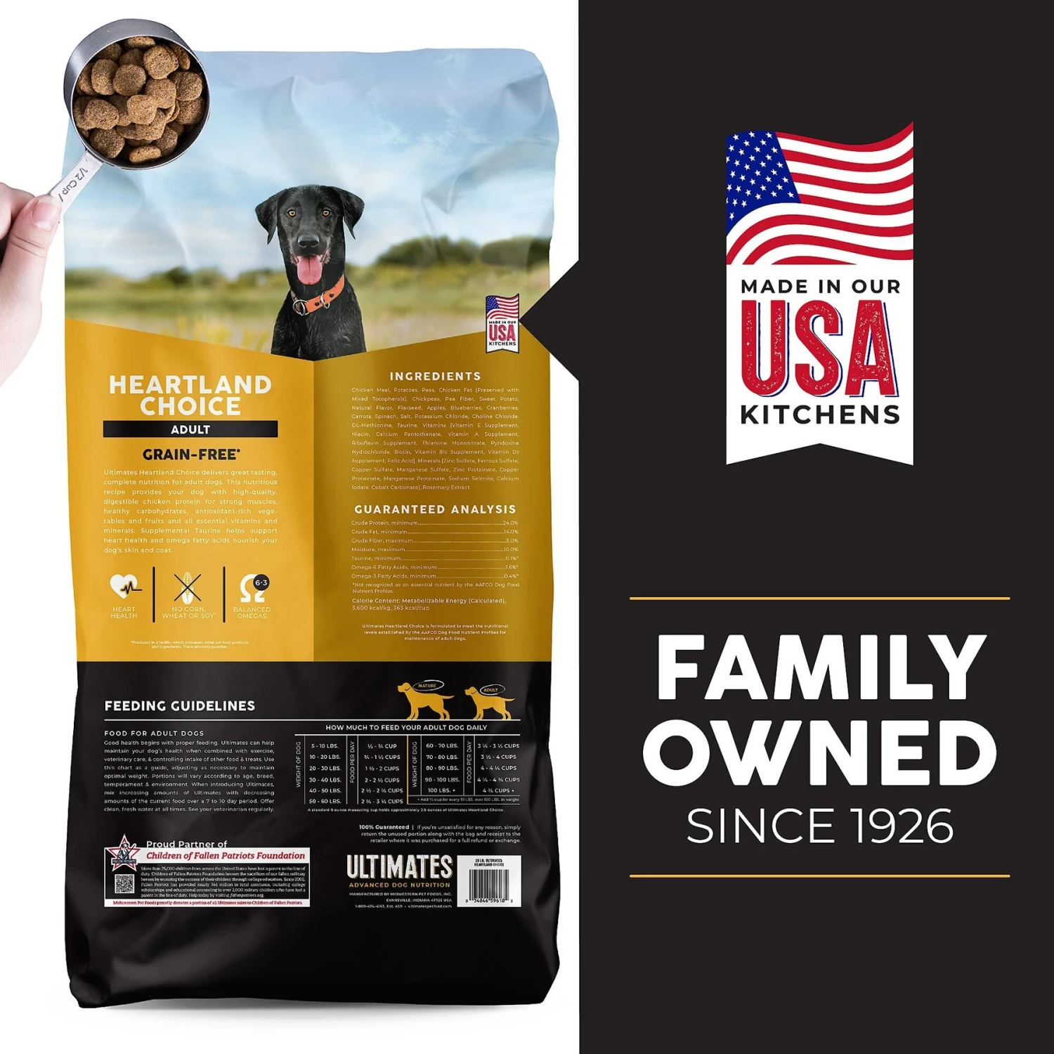 Ultimates Heartland Choice Chicken & Potato Grain-Free Dry Dog Food 4 Ultimates Heartland Choice Chicken & Potato Grain-Free Dry Dog Food - Image 2