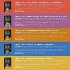 Tiki Dog Taste Of World Variety Pack Grain-Free Chunks In Gravy Canned Dog Food, 12-oz, Case Of 8 -Cozy Paws 505170 PT2. AC SS1800 V1648580185