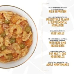 Tiki Dog Taste Of Spain! Grain-Free Chicken & Shrimp Paella Chunks In Gravy Canned Dog Food, 12-oz, Case Of 8 -Cozy Paws 505338 PT4. AC SS1800 V1648582888