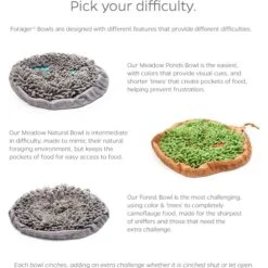 Pet Parents Forager Snuffle Mat & Slow Feeder Dog Bowl -Cozy Paws 505542 PT2. AC SS1800 V1696255816