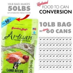 Grandma Lucy's Artisan Lamb Grain-Free Freeze-Dried Dog Food 18 Grandma Lucy's Artisan Lamb Grain-Free Freeze-Dried Dog Food -Cozy Paws 51343 PT7. AC SS1800 V1676646812