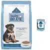 Blue Buffalo Baby Blue Healthy Growth Formula Natural Chicken & Brown Rice Recipe Puppy Dry Food & Blue Buffalo Baby Blue Healthy Growth Formula Natural Chicken & Vegetable Recipe Puppy Wet Food, 12.5-oz Cans, Case Of 12 -Cozy Paws 514998 MAIN. AC SS1800 V1649357540