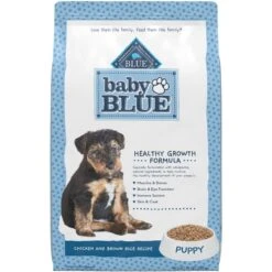 Blue Buffalo Baby Blue Healthy Growth Formula Natural Chicken & Brown Rice Recipe Puppy Dry Food & Blue Buffalo Baby Blue Healthy Growth Formula Natural Chicken & Vegetable Recipe Puppy Wet Food, 12.5-oz Cans, Case Of 12 -Cozy Paws 514998 PT1. AC SS1800 V1649353035