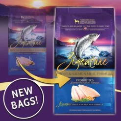 Zignature Limited Ingredient Formula Trout & Salmon Meal Dry Dog Food -Cozy Paws 51580 PT2. AC SS1800 V1668199703