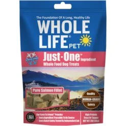 Whole Life Just One Ingredient Pure Salmon Fillet Freeze-Dried Dog Treats