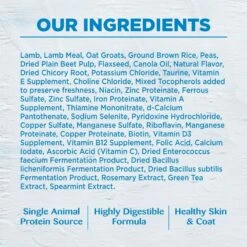 Wellness Simple Limited Ingredient Diet Lamb & Oatmeal Formula Dry Dog Food -Cozy Paws 51706 PT7. AC SS1800 V1611092347