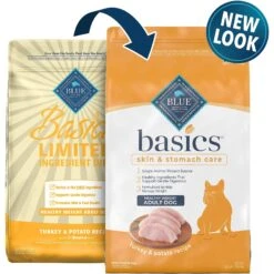 Blue Buffalo Basics Skin & Stomach Care Healthy Weight Turkey & Potato Recipe Adult Dry Dog Food -Cozy Paws 51895 PT1. AC SS1800 V1646273188