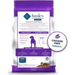 Blue Buffalo Basics Skin & Stomach Care Grain-Free Formula Turkey & Potato Recipe Adult Dry Dog Food -Cozy Paws 51899 PT1. AC SS1800 V1646253391