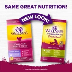 Wellness Small Breed Complete Health Adult Healthy Weight Turkey & Brown Rice Recipe Dry Dog Food -Cozy Paws 52086 PT1. AC SS1800 V1677616436