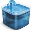 PATPET Triple Filter Ultra Quiet Pump Cat & Dog Water Fountain Dispenser, Blue, 75-oz -Cozy Paws 521670 MAIN. AC SS1800 V1657658366