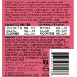 Evanger's Classic Recipes Puppy Canned Dog Food -Cozy Paws 52651 PT1. AC SS1800 V1693936467