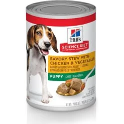 Hill's Science Diet Puppy Savory Stew With Chicken & Vegetables Canned Dog Food