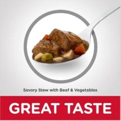 Hill's Science Diet Adult Savory Stew With Beef & Vegetables Canned Dog Food -Cozy Paws 52789 PT5. AC SS1800 V1598152553