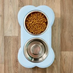 Loving Pets Dolce Double Diner Pet Dish, Murano -Cozy Paws 54522 PT7. AC SS1800 V1515085508