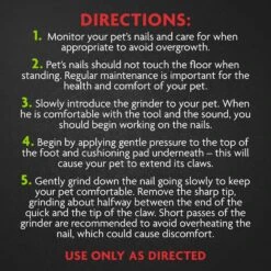 FURminator Nail Grinder For Dogs & Cats -Cozy Paws 55097 PT2. AC SS1800 V1701452208