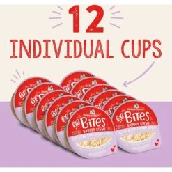 Stella & Chewy's Lil Bites Savory Stews Grain-Free Chicken & Turkey In Broth Flavored Shredded Small Breed Wet Dog Food, 2.7-oz Cup, Case Of 12 -Cozy Paws 564806 PT7. AC SS1800 V1657659684