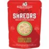 Stella & Chewy's Stella’s Shredrs Cage Free Chicken & Duck Recipe In Broth Adult Wet Dog Food, 2.8-oz Pouch, Case Of 24