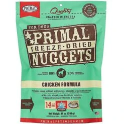 Primal Chicken Formula Nuggets Grain-Free Raw Freeze-Dried Dog Food & Primal Turkey & Sardine Formula Nuggets Grain-Free Raw Freeze-Dried Dog Food -Cozy Paws 567174 PT1. AC SS1800 V1657659868