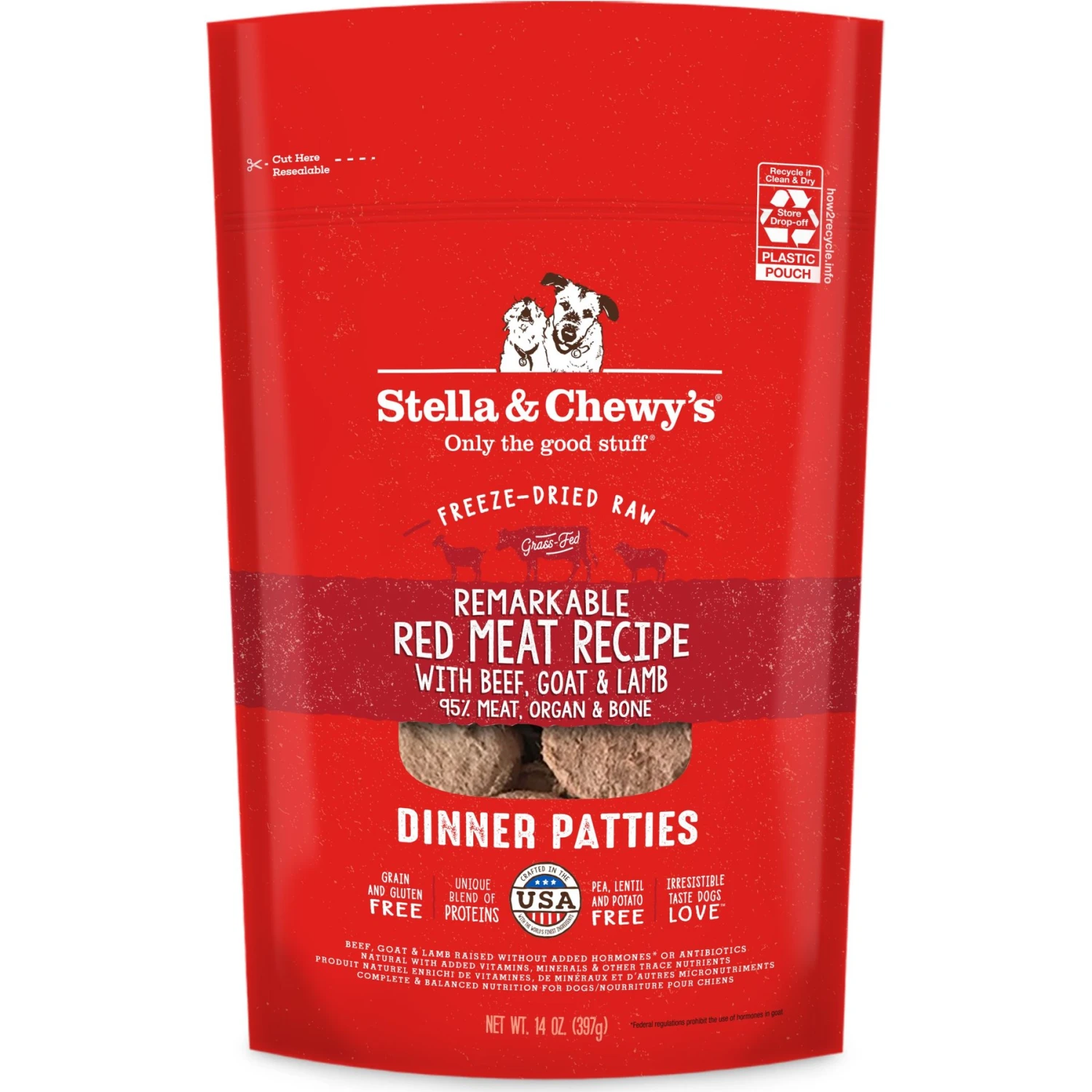Stella & Chewy's Dandy Lamb Dinner Patties Freeze-Dried Raw Dog Food & Stella & Chewy's Remarkable Red Meat Recipe Dinner Patties Freeze-Dried Raw Dog Food 8 Stella & Chewy's Dandy Lamb Dinner Patties Freeze-Dried Raw Dog Food & Stella & Chewy's Remarkable Red Meat Recipe Dinner Patties Freeze-Dried Raw Dog Food - Image 6