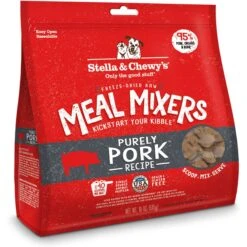 Stella & Chewy's Duck Duck Goose Meal Mixers Freeze-Dried Raw Dog Food Topper & Stella & Chewy's Meal Mixers Purely Pork Freeze-Dried Raw Dog Food Topper -Cozy Paws 567294 PT1. AC SS1800 V1657659924