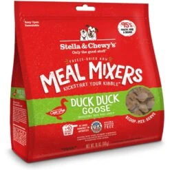 Stella & Chewy's Duck Duck Goose Meal Mixers Freeze-Dried Raw Dog Food Topper & Stella & Chewy's Meal Mixers Purely Pork Freeze-Dried Raw Dog Food Topper -Cozy Paws 567294 PT5. AC SS1800 V1657659925