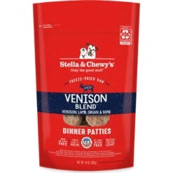 Stella & Chewy's Venison Blend Dinner Patties Freeze-Dried Raw Dog Food & Stella & Chewy's Absolutely Rabbit Dinner Patties Freeze-Dried Raw Dog Food -Cozy Paws 567326 PT1. AC SS1800 V1657659925