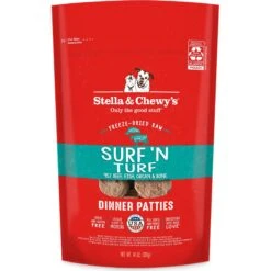 Stella & Chewy's Surf 'N Turf Dinner Patties Freeze-Dried Raw Dog Food & Stella & Chewy's Chewy's Chicken Dinner Patties Freeze-Dried Raw Dog Food 16 Stella & Chewy's Surf 'N Turf Dinner Patties Freeze-Dried Raw Dog Food & Stella & Chewy's Chewy's Chicken Dinner Patties Freeze-Dried Raw Dog Food -Cozy Paws 567334 PT5. AC SS1800 V1657659925