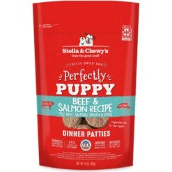 Stella & Chewy's Perfectly Puppy Chicken & Salmon Dinner Patties Freeze-Dried Raw Dog Food & Stella & Chewy's Perfectly Puppy Beef & Salmon Dinner Patties Freeze-Dried Raw Dog Food -Cozy Paws 567382 PT1. AC SS1800 V1657659930