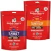 Stella & Chewy's Absolutely Rabbit Dinner Patties Freeze-Dried Raw Dog Food & Stella & Chewy's Stella's Super Beef Dinner Patties Freeze-Dried Raw Dog Food