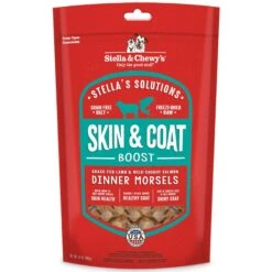 Stella & Chewy's Stella's Solutions Skin & Coat Boost Freeze-Dried Raw Grass-Fed Lamb & Wild-Caught Salmon Dinner Morsels Dog Food & Stella & Chewy's Stella's Solutions Immune Boost Freeze-Dried Raw Grass-Fed Lamb Dinner Morsels Dog Food -Cozy Paws 567486 PT1. AC SS1800 V1657659933