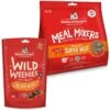 Stella & Chewy's Beef Wild Weenies Freeze-Dried Raw Dog Treats & Stella & Chewy's Stella's Super Beef Meal Mixers Freeze-Dried Raw Dog Food Topper