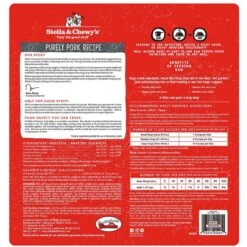 Stella & Chewy's Wild Red Variety Pack Grain-Free Wet Dog Food & Stella & Chewy's Meal Mixers Purely Pork Freeze-Dried Raw Dog Food Topper -Cozy Paws 567766 PT2. AC SS1800 V1657659989