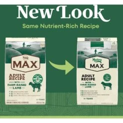 Nutro Max Adult Farm-Raised Lamb Recipe Natural Dry Dog Food, 25-lb Bag -Cozy Paws 569526 PT1. AC SS1800 V1702666588