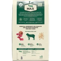 Nutro Max Adult Farm-Raised Lamb Recipe Natural Dry Dog Food, 25-lb Bag -Cozy Paws 569526 PT2. AC SS1800 V1702666587