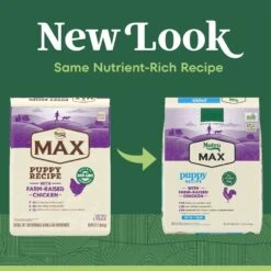 Nutro Max Puppy Farm-Raised Chicken Recipe Natural Dry Dog Food, 12-lb Bag -Cozy Paws 569574 PT1. AC SS1800 V1702666644