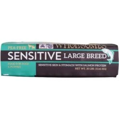 Wholesomes Sensitive Skin & Stomach Large Breed Salmon Dry Dog Food, 30-lb Bag -Cozy Paws 574726 PT2. AC SS1800 V1658263304