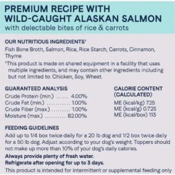 CANIDAE Sustain Bone Broth Toppers Premium Recipe With Wild-Caught Salmon Topper Dog Food, 5.5-oz Can, Case Of 12 -Cozy Paws 574902 PT4. AC SS1800 V1658188640
