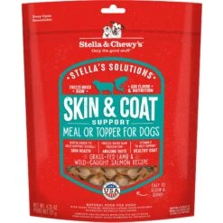 Stella & Chewy's Stella's Solutions Skin & Coat Boost Freeze-Dried Raw Grass-Fed Lamb & Wild-Caught Salmon Dinner Morsels Dog Food