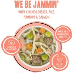 Weruva Best Fido Friend Fun Size Meals We Be Jammin' Wet Dog Food, 2.75-oz Cup, Case Of 12 -Cozy Paws 578254 PT2. AC SS1800 V1658187744