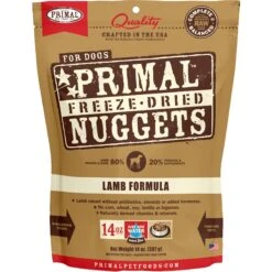 Primal Lamb Formula Nuggets Grain-Free Raw Freeze-Dried Dog Food
