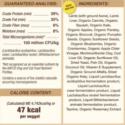 Primal Lamb Formula Nuggets Grain-Free Raw Freeze-Dried Dog Food -Cozy Paws 58374 PT5. AC SS1800 V1677699618