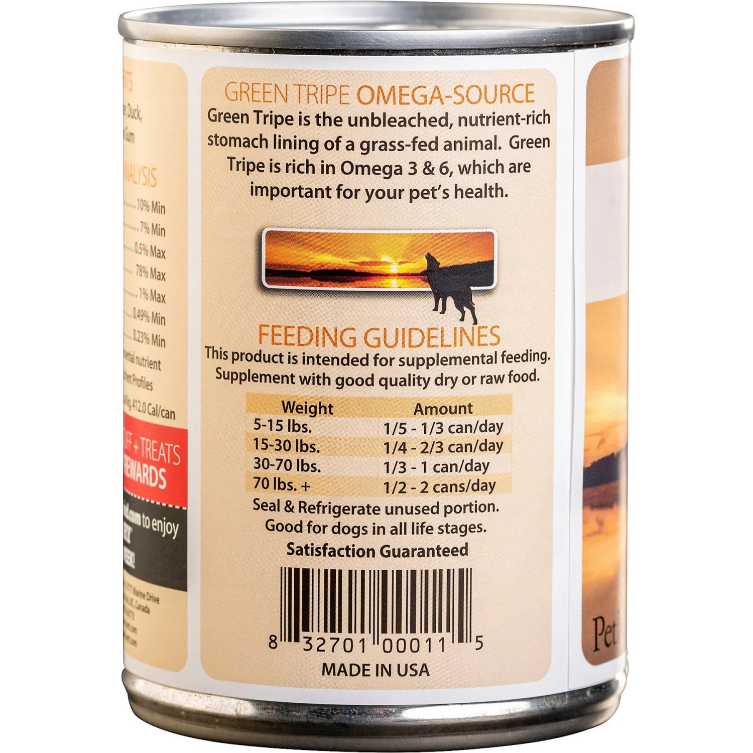 PetKind Tripett Green Beef Tripe, Duck & Salmon Grain-Free Canned Dog Food 4 PetKind Tripett Green Beef Tripe, Duck & Salmon Grain-Free Canned Dog Food - Image 2