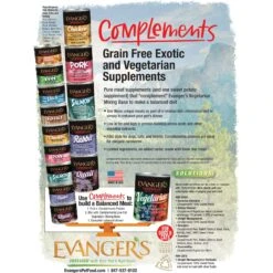 Evanger's Low Fat Vegetarian Dinner Canned Dog & Cat Food -Cozy Paws 59999 PT3. AC SS1800 V1693927230