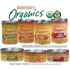 Evanger's Organics Cooked Chicken Grain-Free Canned Dog Food -Cozy Paws 60001 PT1. AC SS1800 V1693926375