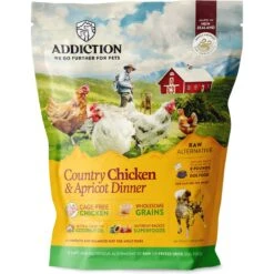 Addiction Country Chicken & Apricot Dinner Raw Dehydrated Dog Food